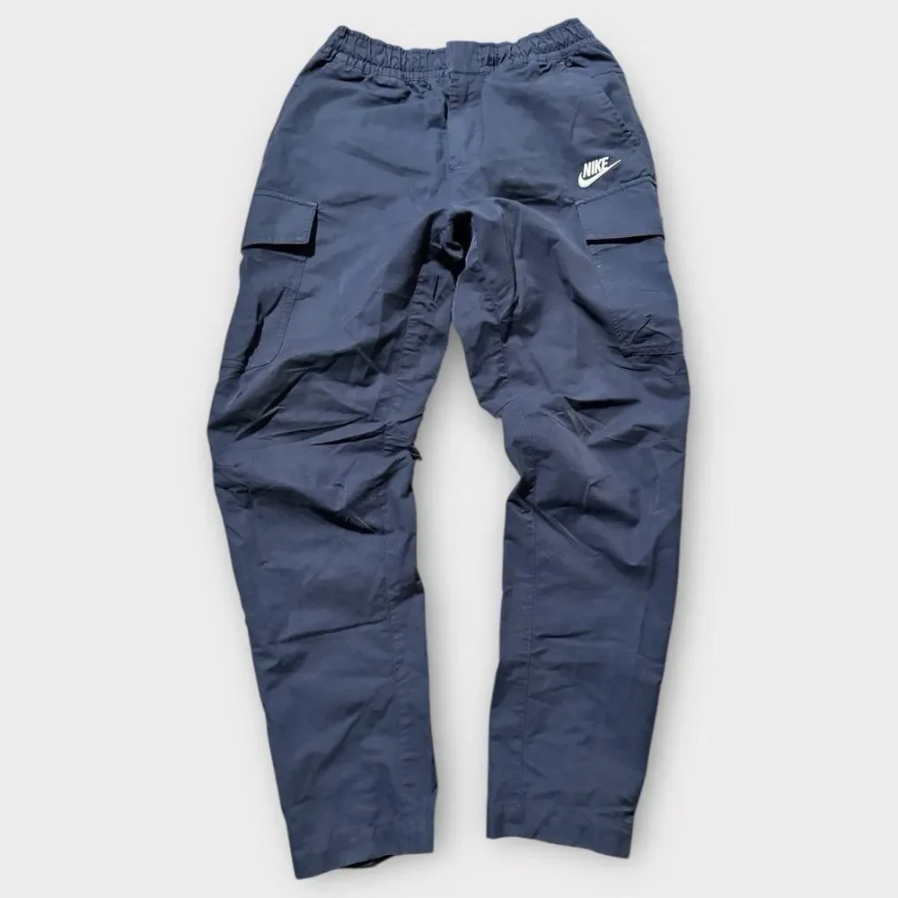 Nike Sportswear Unlined Men’s Size Small Utility Cargo Pants NSW Navy Woven